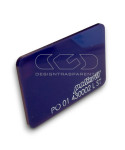 Lastra plexiglass blu notte pieno  Policril 430002 su misura.