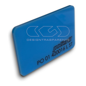 Plancha Metacrilato Azul 420016  láminas a medida.