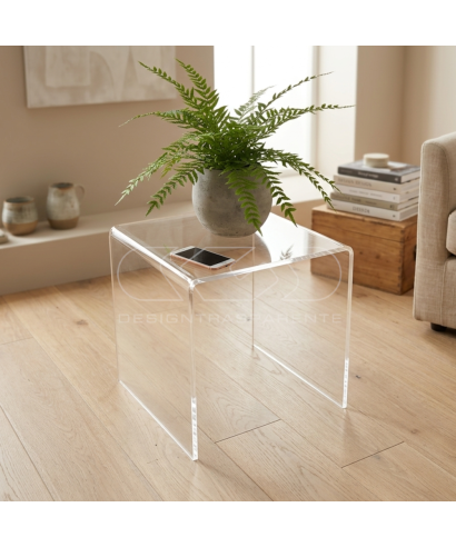 Acrylic coffee table cm 30 lucyte clear side table plexiglass.