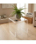 Acrylic coffee table cm 30 lucyte clear side table plexiglass.