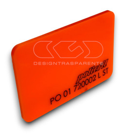 720002 Orange Gloss Perspex Acrylic Sheet costumized sheets and panel.