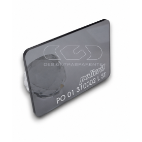 Plancha  Ahumado Gris Transparente Policril 310002 cm 150x100.
