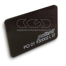Plexiglass colorato nero lucido coprente Policril 930002 cm 150x100.