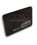 Plexiglass colorato nero lucido coprente Policril 930002 cm 150x100.