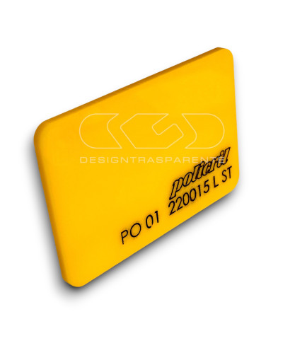 Plexiglass colorato giallo limone diffusore policril 220015 cm 150x100