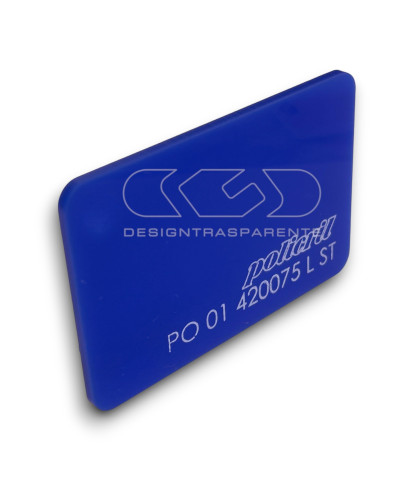 Plexiglass colorato azzurro cobalto diffusore policril 420 cm 150x100.