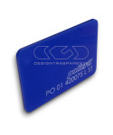 420075 Sapphire Blue Perspex Acrylic sheets and panels cm 150x100.