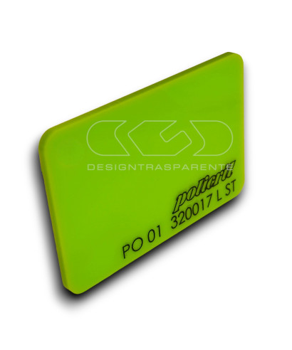 Plexiglass colorato verde acido diffusore pieno 320017cm 150x100.