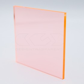 Lastra plexiglass fluorescente arancio 92315 acridite cm 100x150.