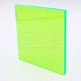 Lastra plexiglass fluorescente verde 92231 acridite cm 100x150.