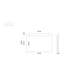 35 tasche in plexiglass trasparente 3mm su misura Uniservices.