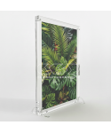 Cornice da tavolo in plexiglass trasparente grande formato L30H35.
