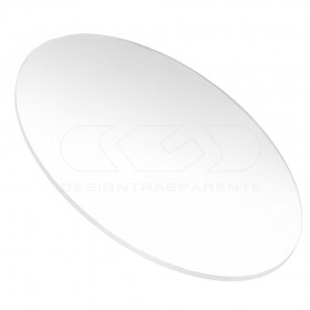 OFFERTA Disco in plexiglass trasparente 50cm diametro.