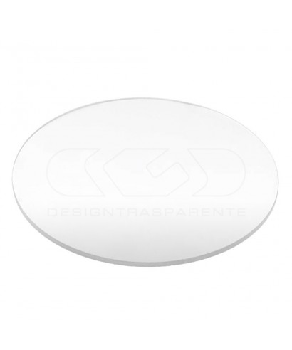 OFFERTA Disco in plexiglass trasparente 50cm diametro.