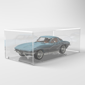 OFFERTA Teca 60x10h20 plexiglass trasparente per Modellismo e Lego.