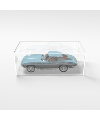 OFFERTA Teca 25x10H15 plexiglass trasparente per Modellismo e Lego.