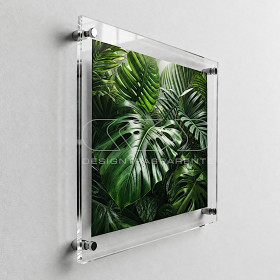 Frame cm 20 with acrylic panels and spacers.