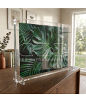 Cornice da tavolo in plexiglass trasparente grande formato L35H30.