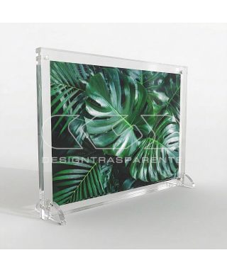 Cornice da tavolo in plexiglass trasparente grande formato L35H30.