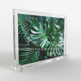 Cornice da tavolo in plexiglass trasparente grande formato L35H30.