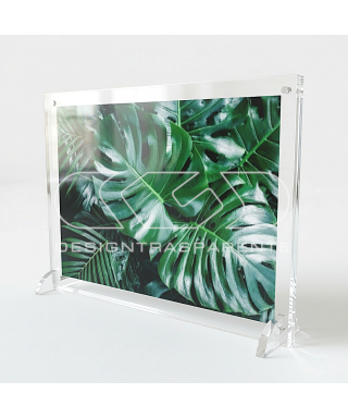 Cornice da tavolo in plexiglass trasparente grande formato L35H30.