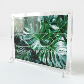 Cornice da tavolo in plexiglass trasparente grande formato L35H30.