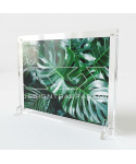 Cornice da tavolo in plexiglass trasparente grande formato L35H30.
