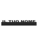 Battisedia personalizzato con nome in plexiglass