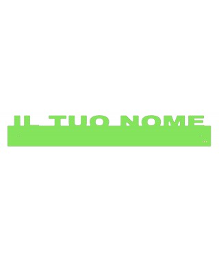 Battisedia personalizzato con nome in plexiglass