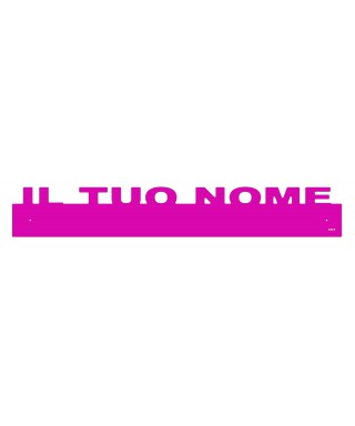 Battisedia personalizzato con nome in plexiglass