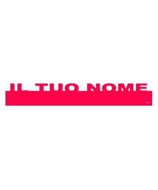 Battisedia personalizzato con nome in plexiglass