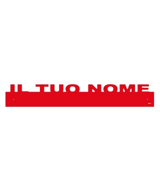 Battisedia personalizzato con nome in plexiglass