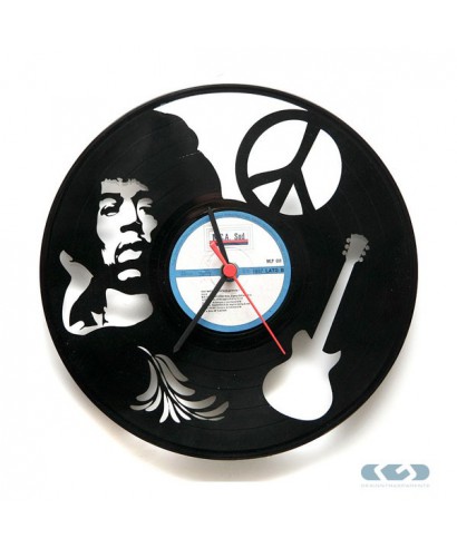 Orologio in vinile 33 giri Hendrix. Idee regalo originali