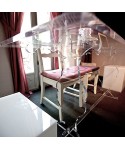 Tavolo in plexiglass trasparente classico