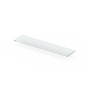 Estante de pared cm 40 de metacrilato transparente con borde brillante
