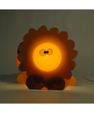 Lampada Lion per bambini in plexiglass colorato