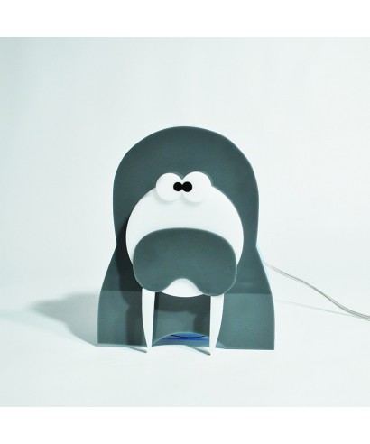 Lampada Walrus per bambini in plexiglass colorato