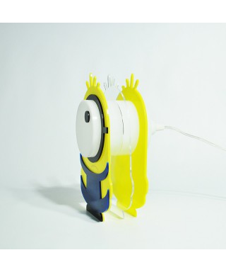 Lampada Minion per bambini in plexiglass colorato
