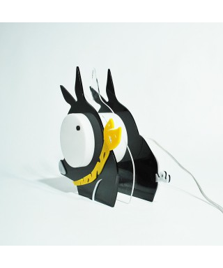 Lampada Pig per bambini in plexiglass colorato