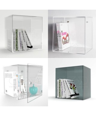 Acrylic cubes cabinet