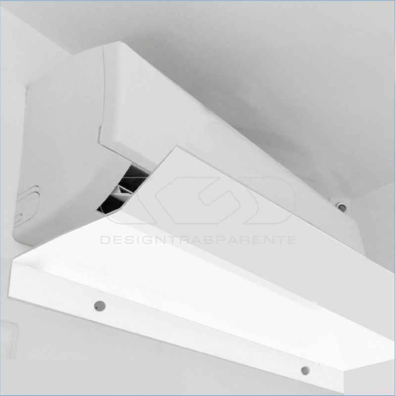 Deflettore Deviatore aria condizionata in Plexiglass Bianco